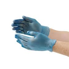 Gants Vinyle Bleu S - 100 pcs NP